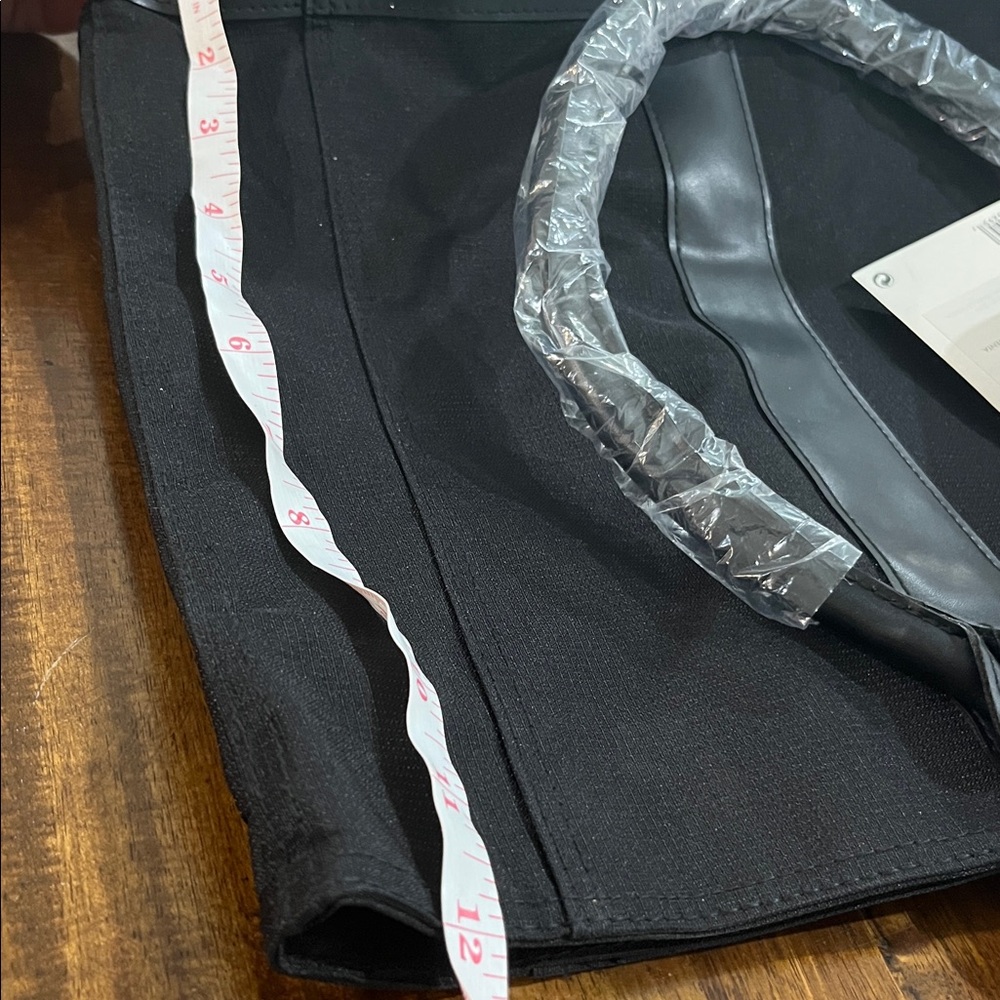 Calvin Klein Black  Tote with Faux Leather Trim - Picture 8 of 9